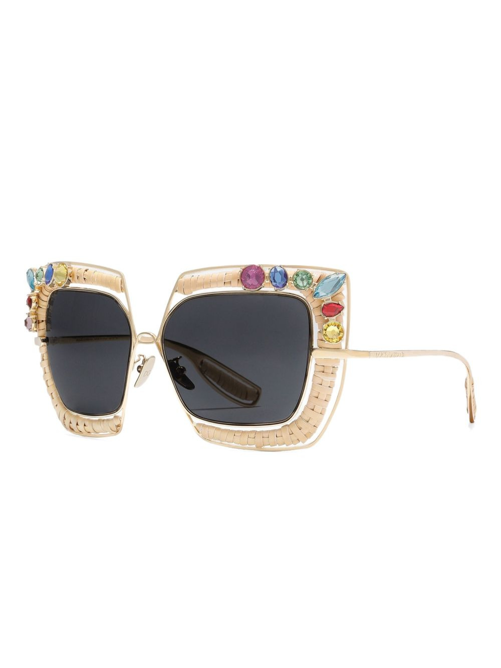 Rafia Fiori embellished sunglasses - 2