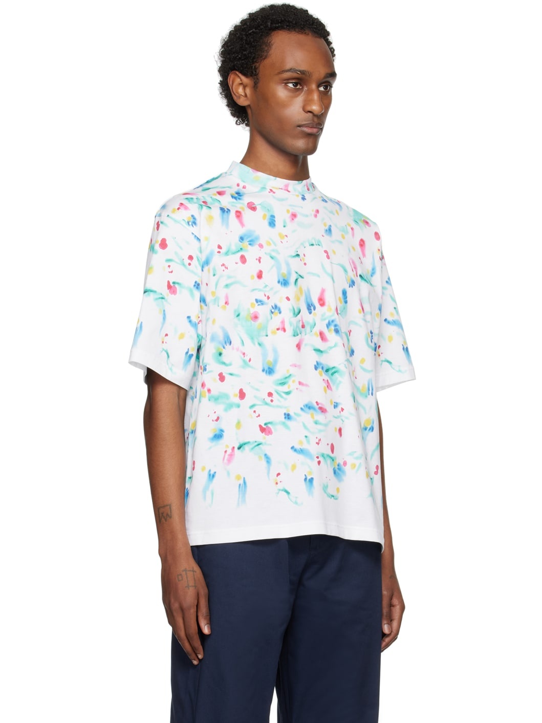 White Crewneck T-Shirt - 2