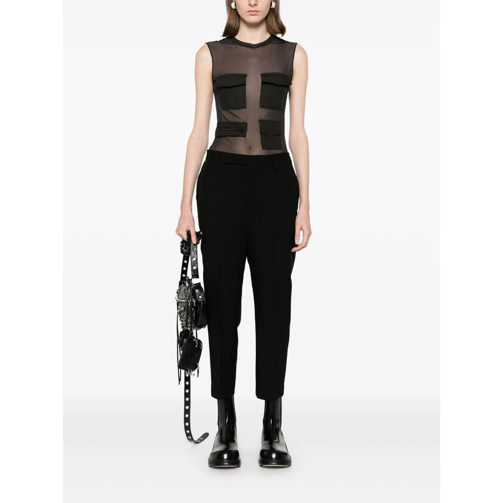 Rick Owens Black Trousers - Tapered Trousers Women - 2
