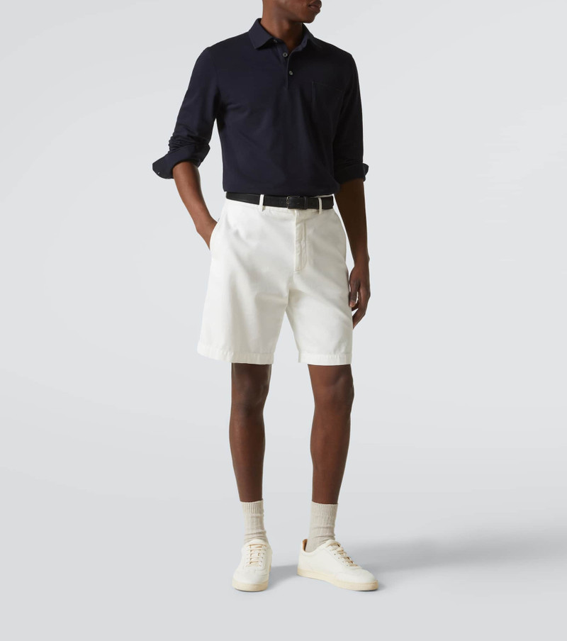 ZEGNA Logo cotton polo shirt outlook