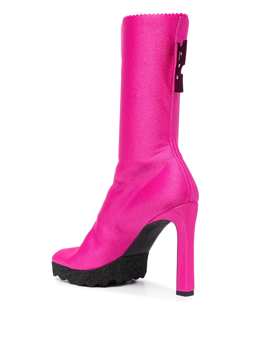 sponge open-toe high-heel boots - 3