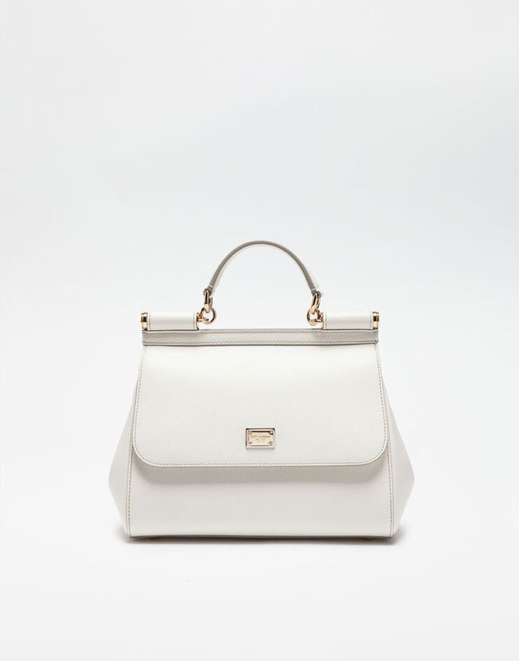 Medium Sicily handbag in dauphine leather - 1