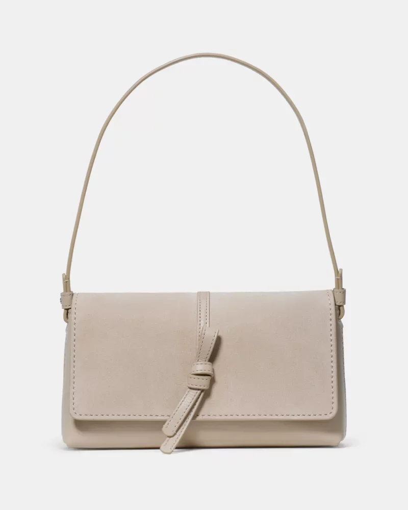 Loop Suede Small Shoulder Bag - 1