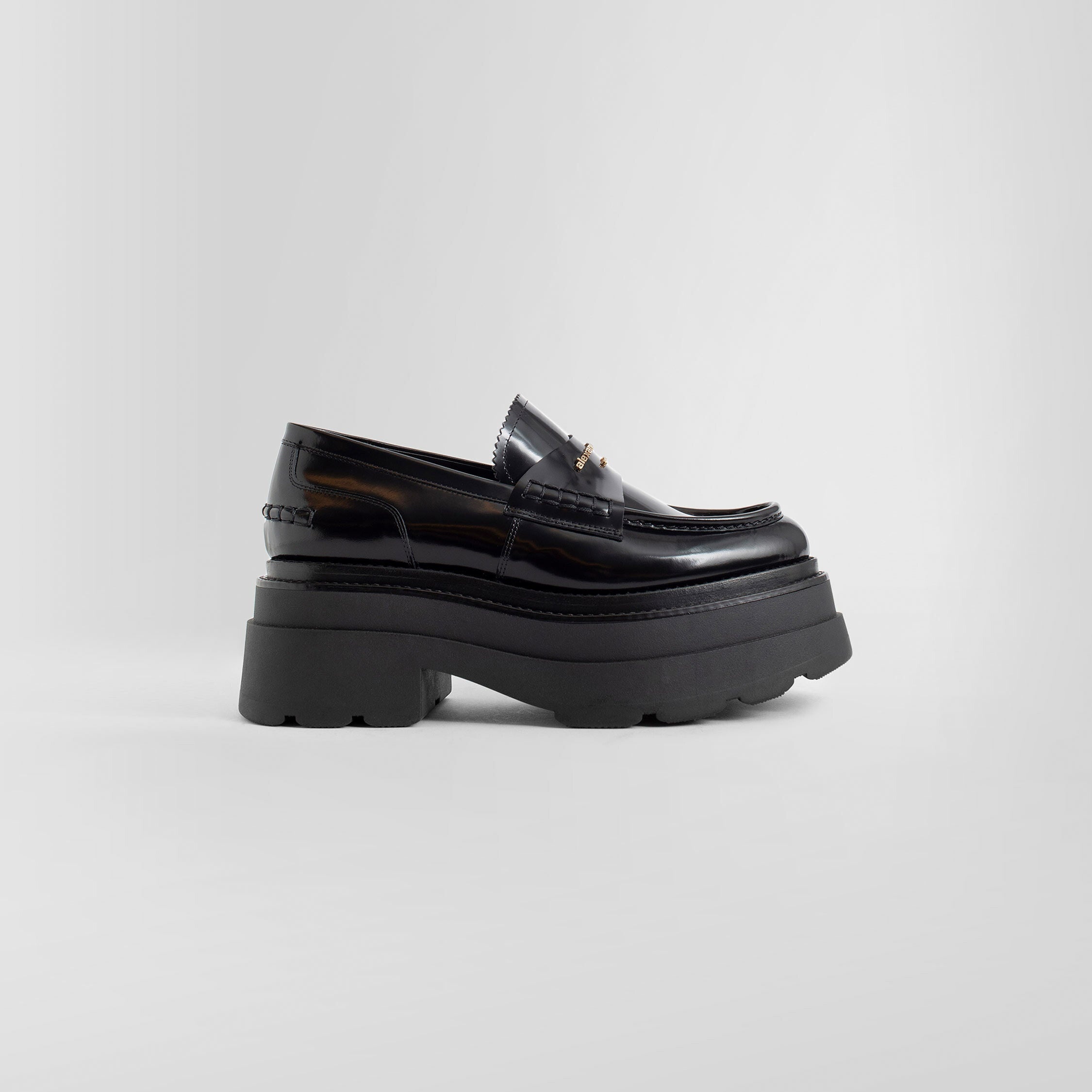 ALEXANDER WANG WOMAN BLACK LOAFERS - 8