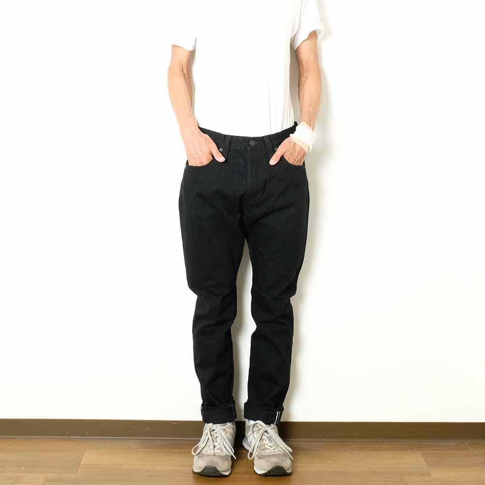 14oz. Double Black Denim - Relaxed Tapered - XX-019-BK - 11