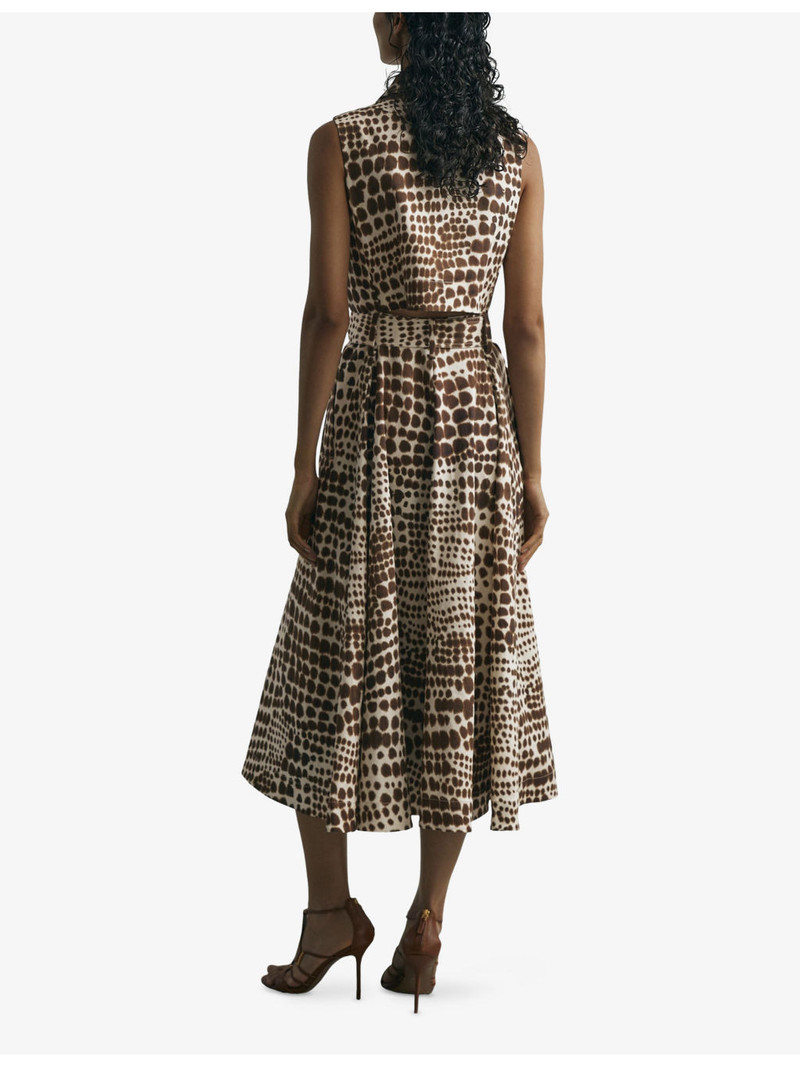 Concordia Animal-Print Stretch-Cotton Midi Dress 3