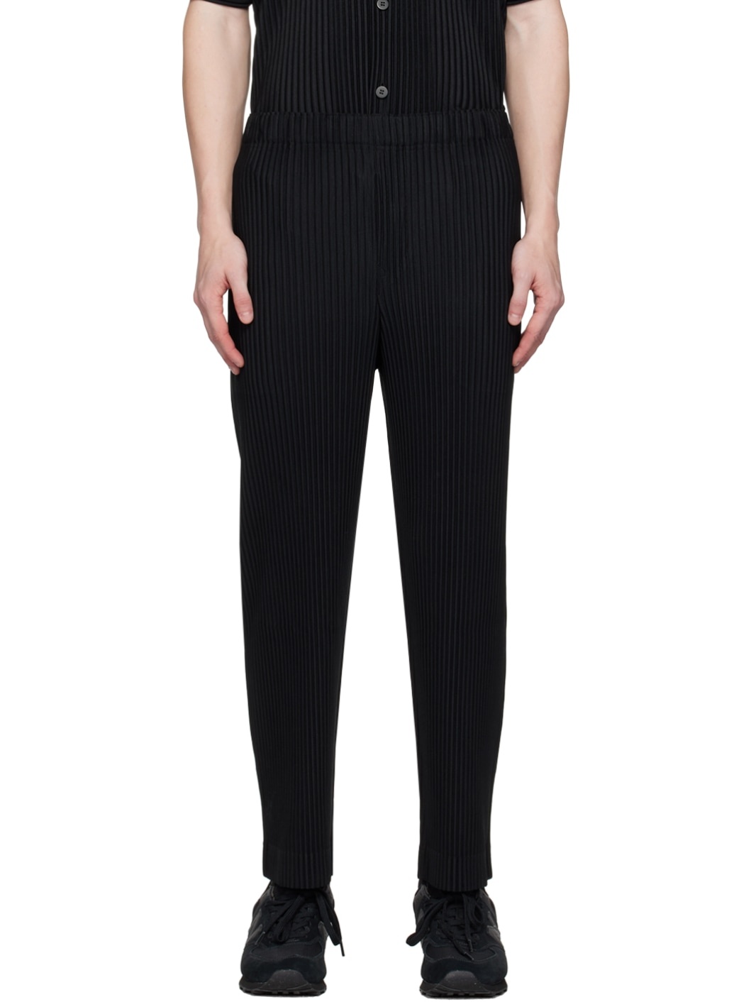 Black Monthly Color September Trousers - 1