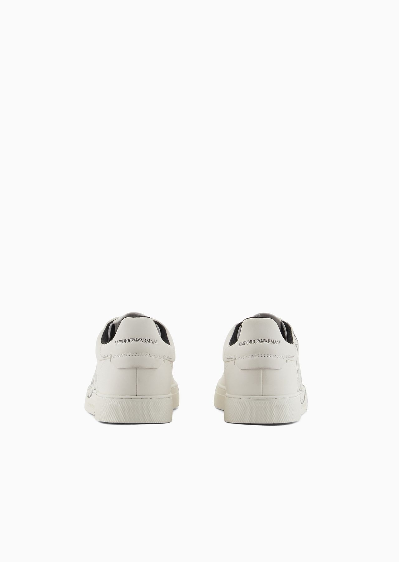 dragon-print leather sneakers - 4