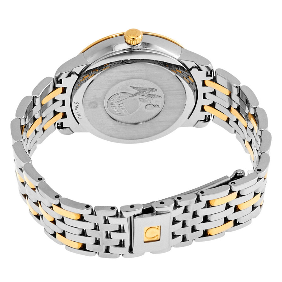 Omega De Ville Yellow Gold Diamond Dial Steel and 18kt Yellow Gold Ladies Watch 424.20.33.20.58.003 - 3