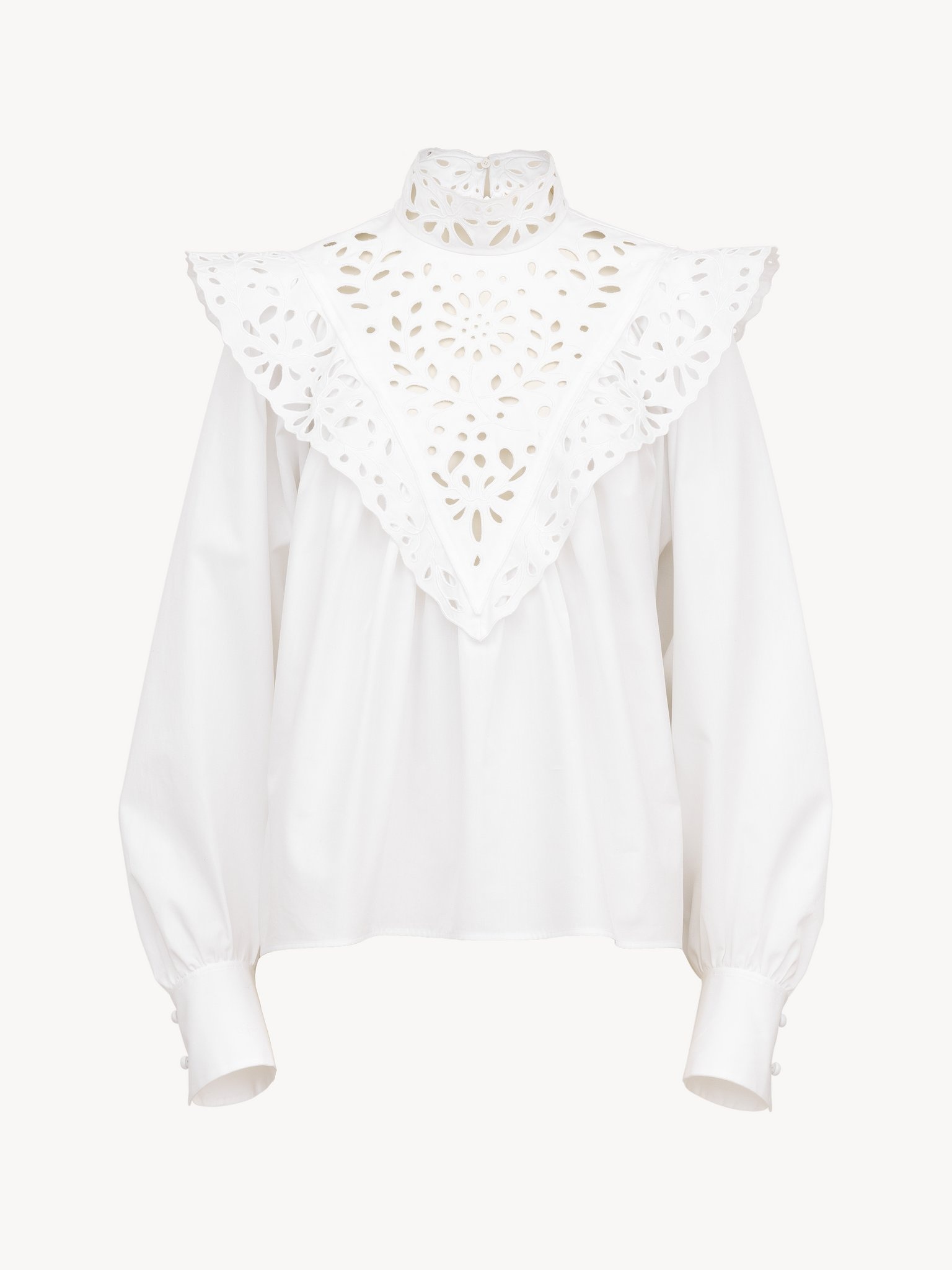 HIGH-NECK BLOUSE - 4