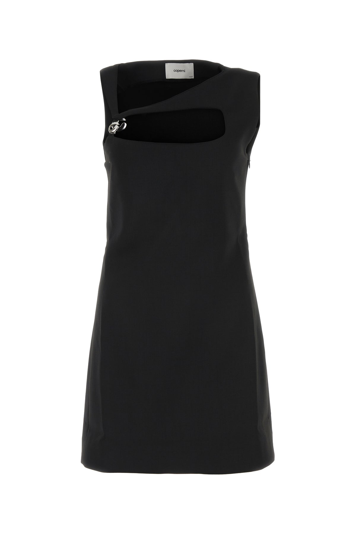 Coperni Women Black Stretch Jersey Fitted Dress - 1