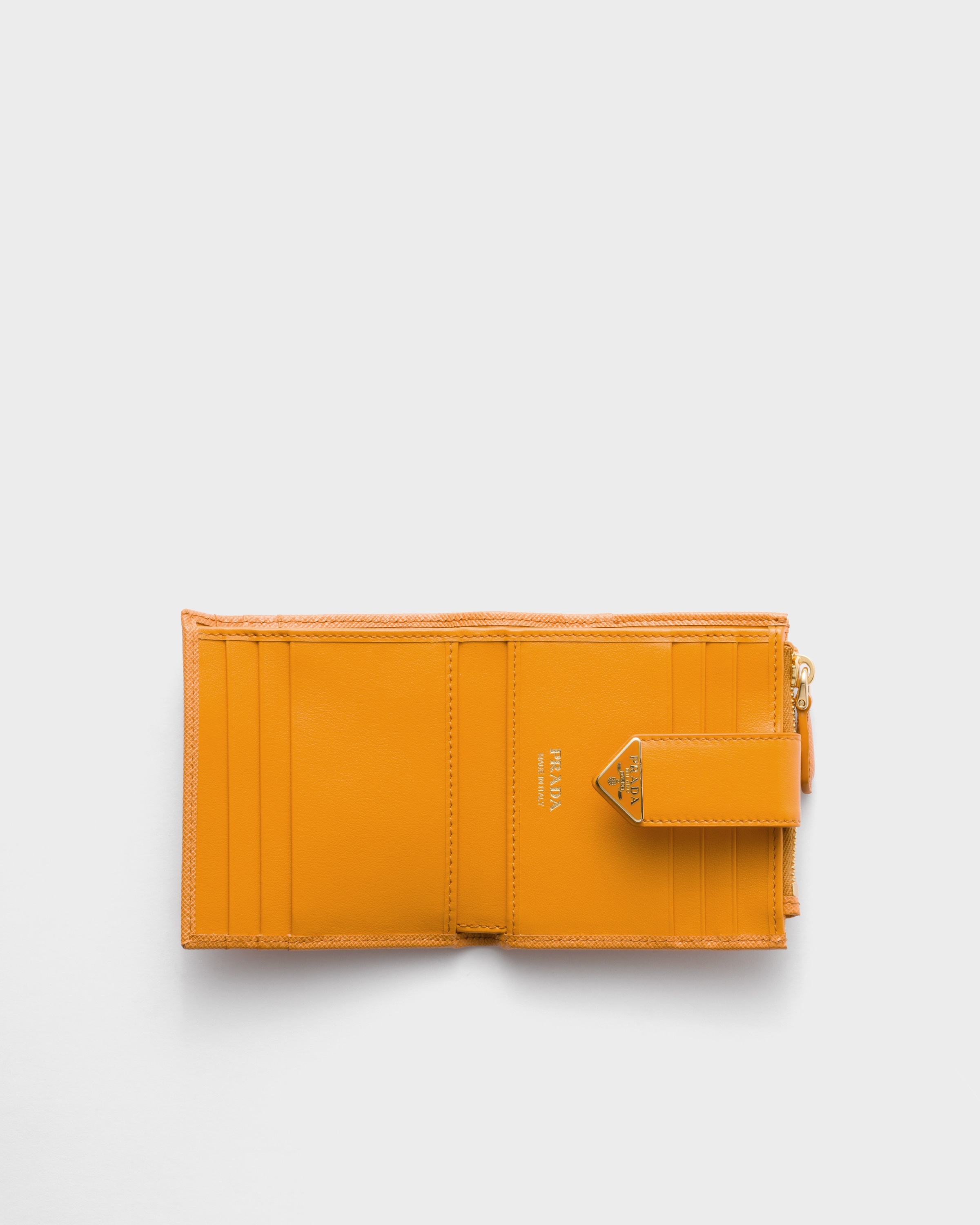 Small Saffiano and smooth leather wallet - 2