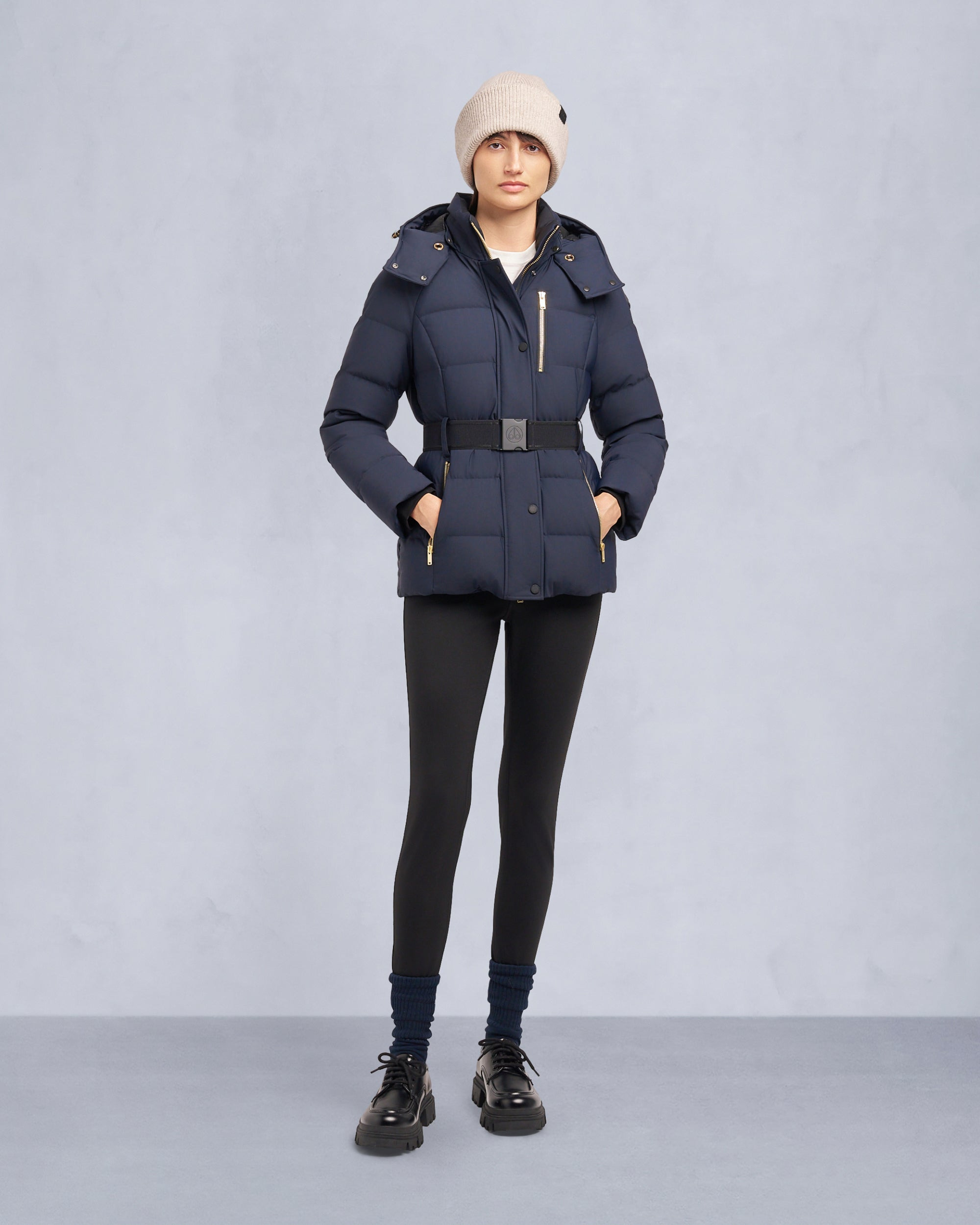 GOLD SERIES NYLUXE CAMBRIA SHEARLING JACKET - 2