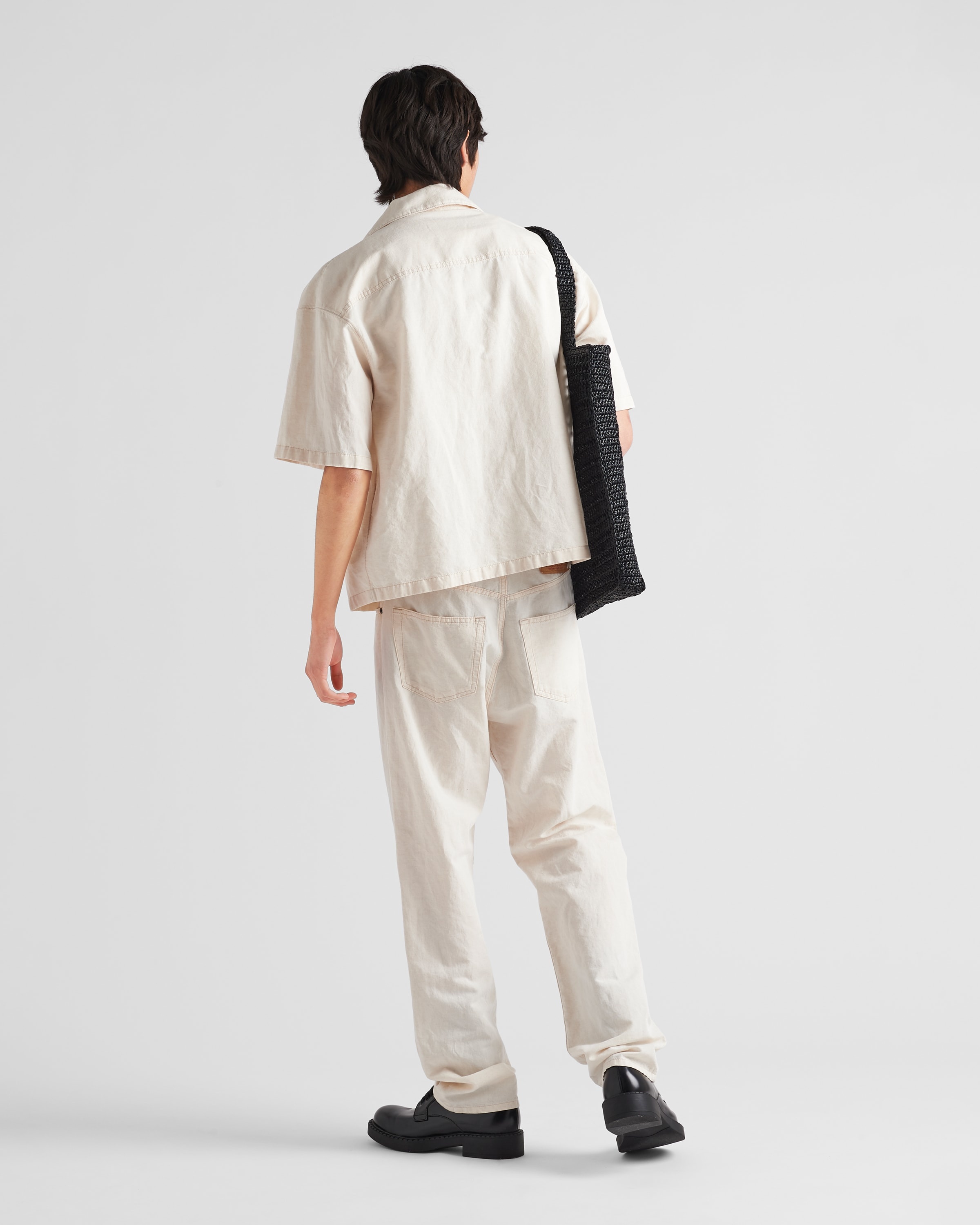 Five-pocket Chambray pants - 5