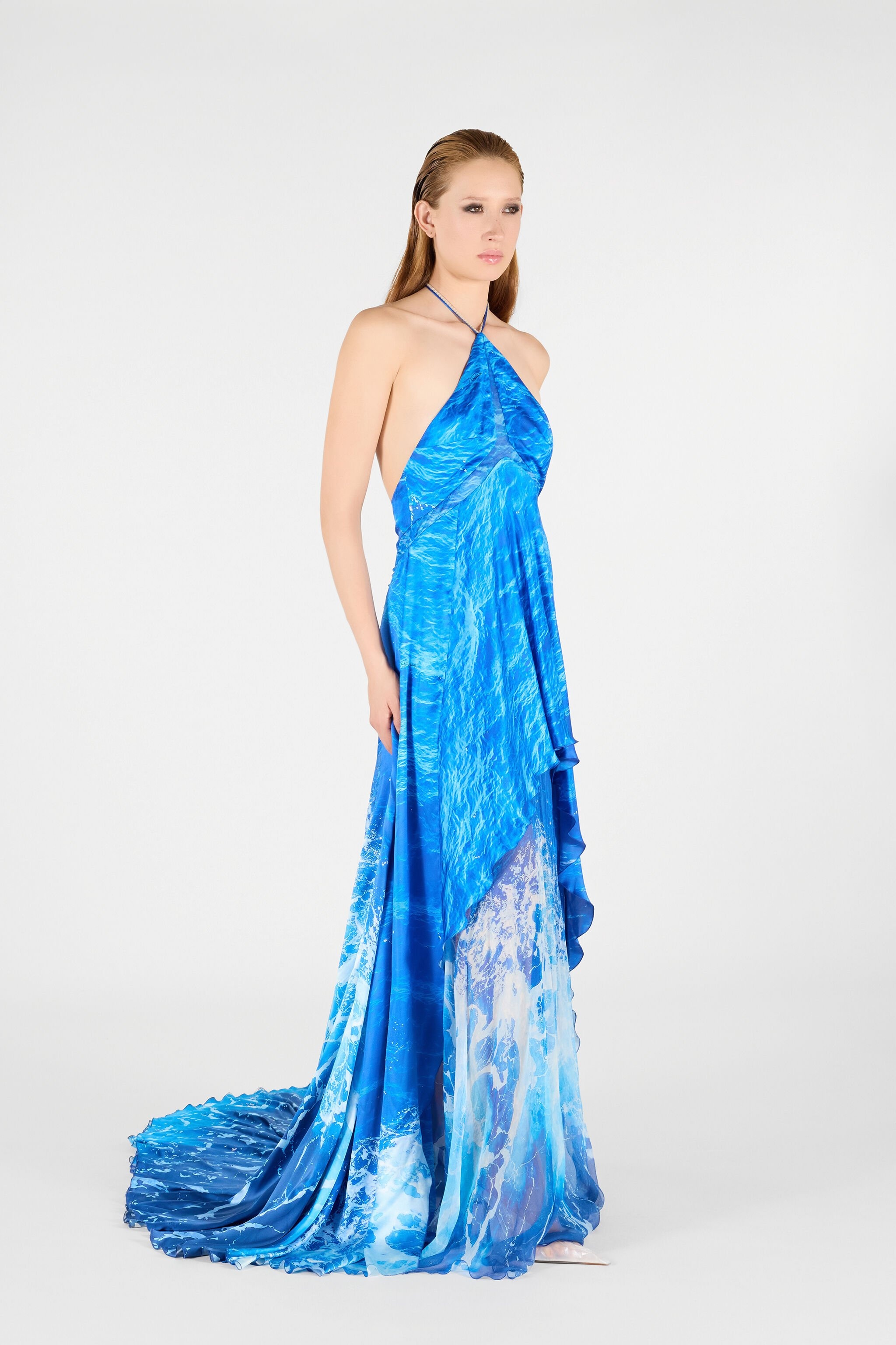 Silk Dress Stretto di Messina Print - 3