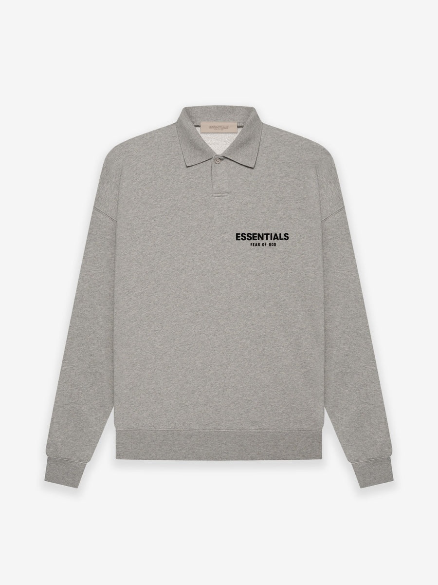 ESSENTIALS LS POLO - 1