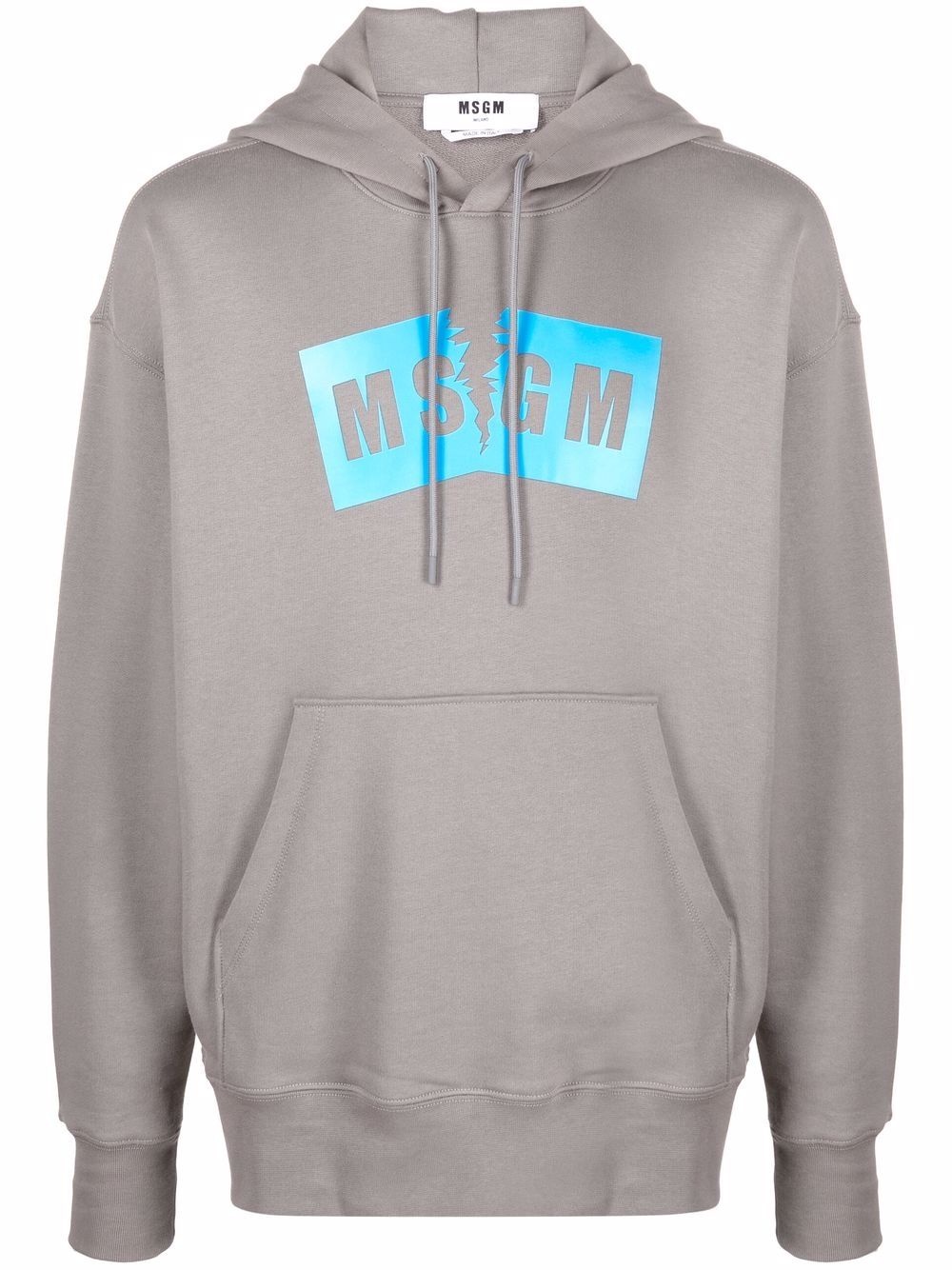 logo-printed hoodie - 1