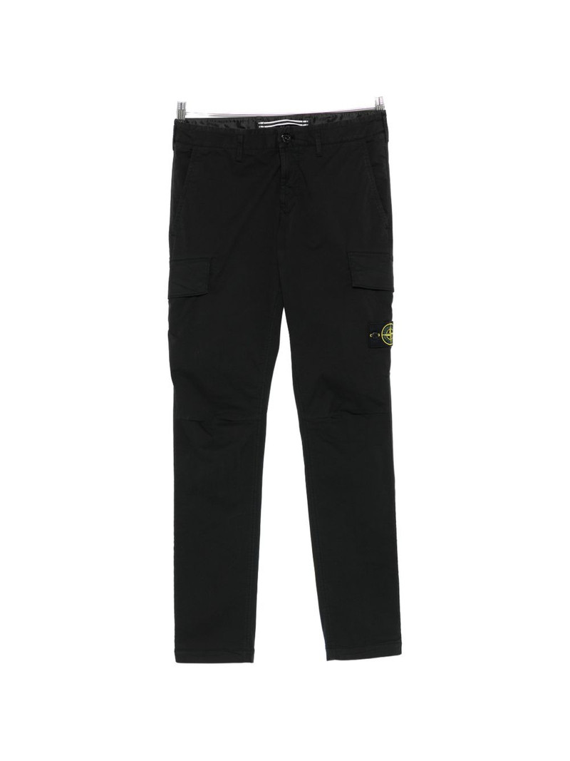 logo-patch cargo pants 1