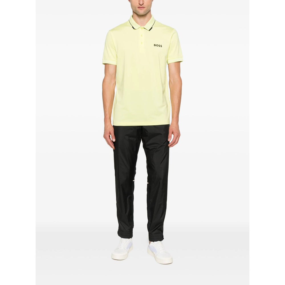 Boss Yellow Polo Shirts Men - 4
