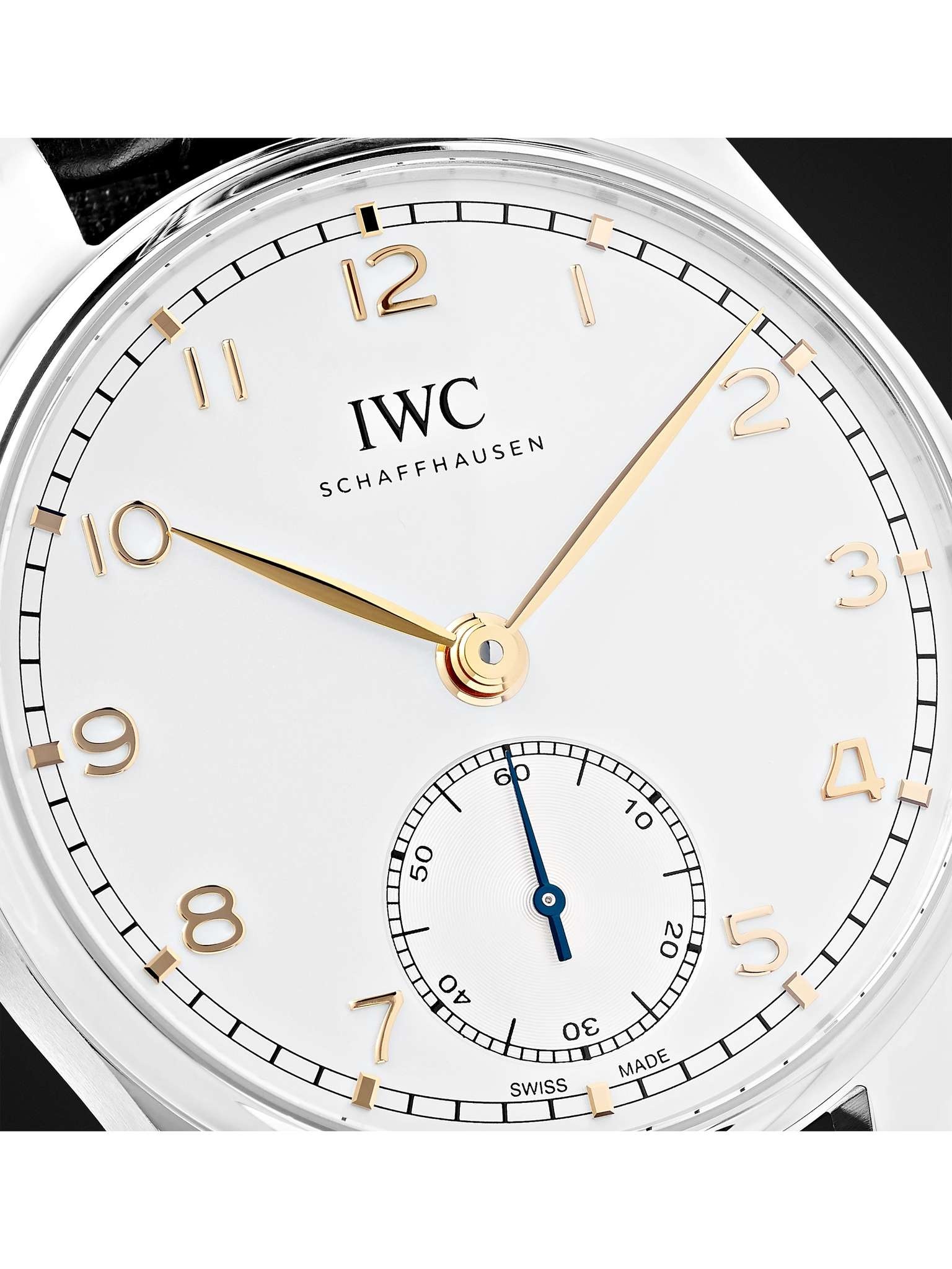 Portugieser 40 Automatic 40.4mm Stainless Steel and Alligator Watch, Ref. No. IW358303 - 6