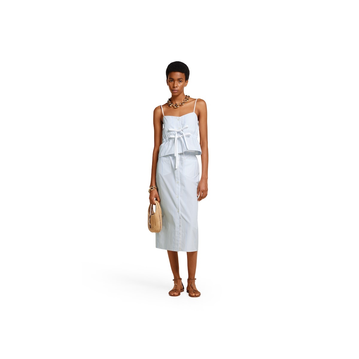 Gucci cotton fil coupé skirt - 2