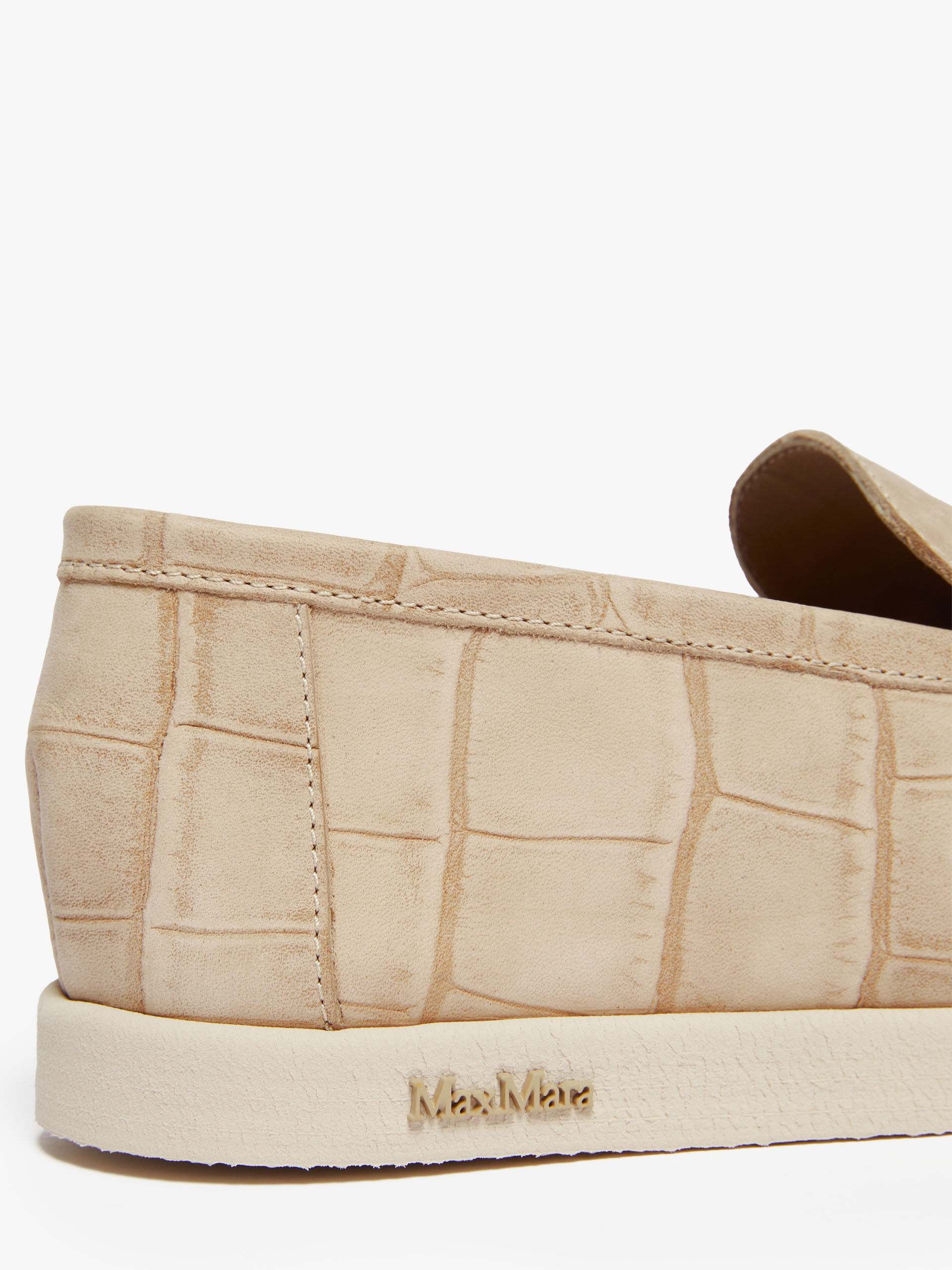 SOFTLOAFER Crocodile-embossed leather loafers - 5