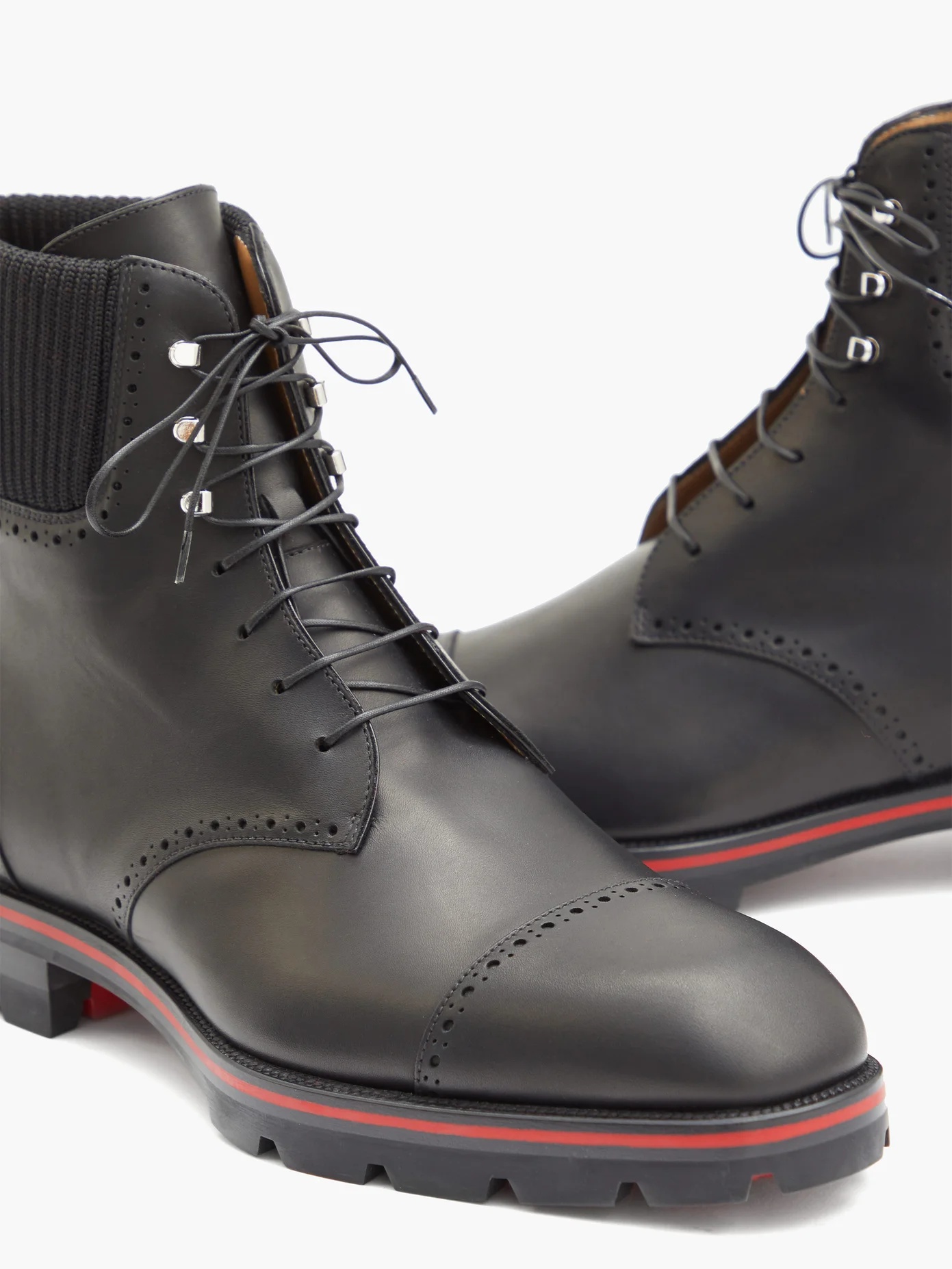 Citycroc leather lace-up boots - 6