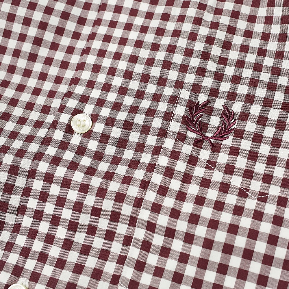 Fred Perry Authentic Short Sleeve Gingham Shirt - 2