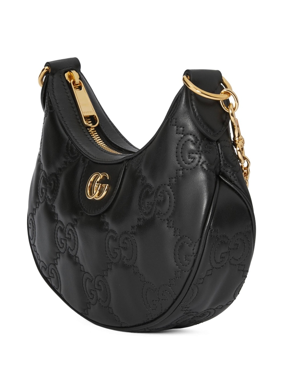 GG Matelassé half-moon shaped bag - 4