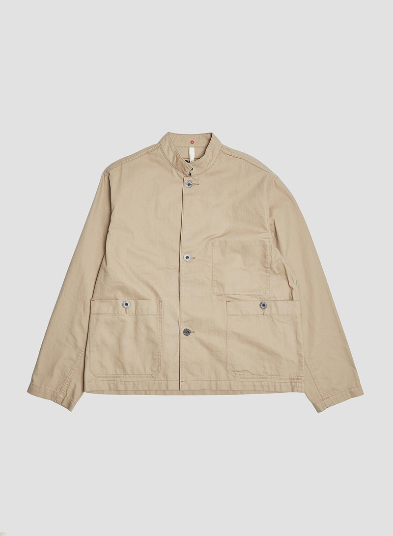 Railroad Jacket Cotton Twill in Tan 1
