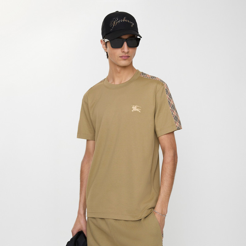 Burberry Check Trim Cotton T-shirt outlook