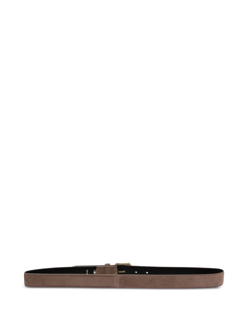 suede slim belt - 2