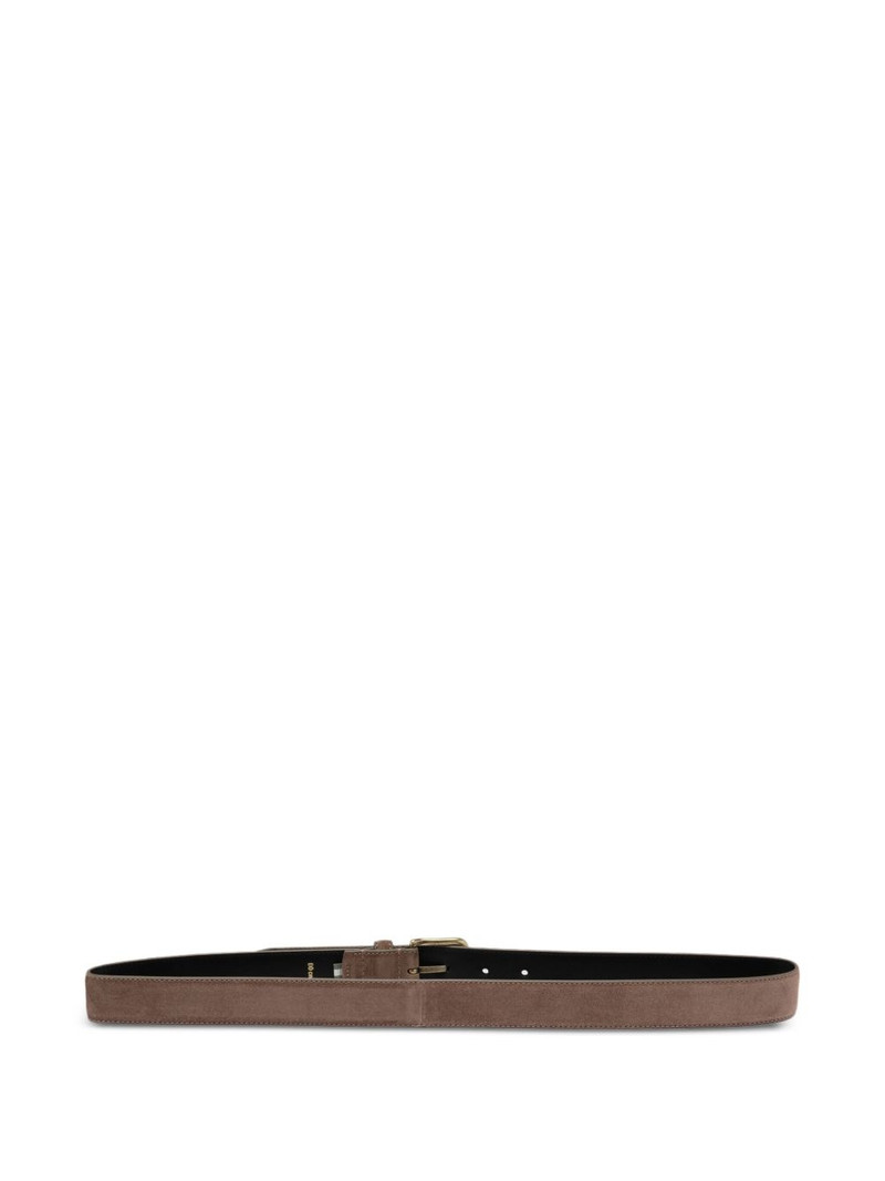 OFFICINE CREATIVE suede slim belt outlook
