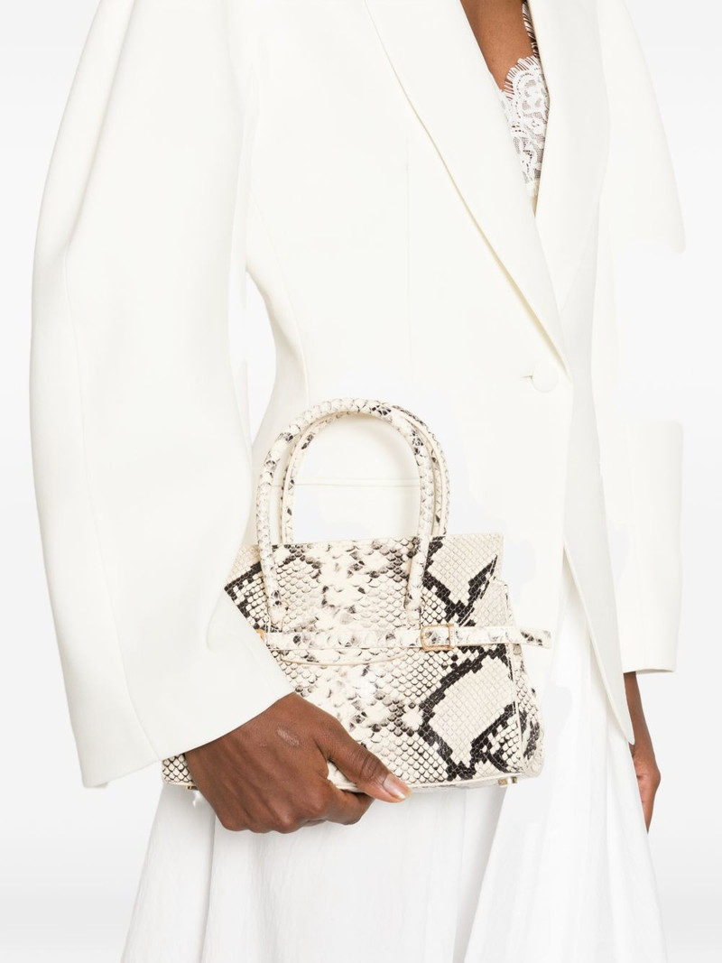 SIMKHAI small River snakeskin-print tote bag outlook