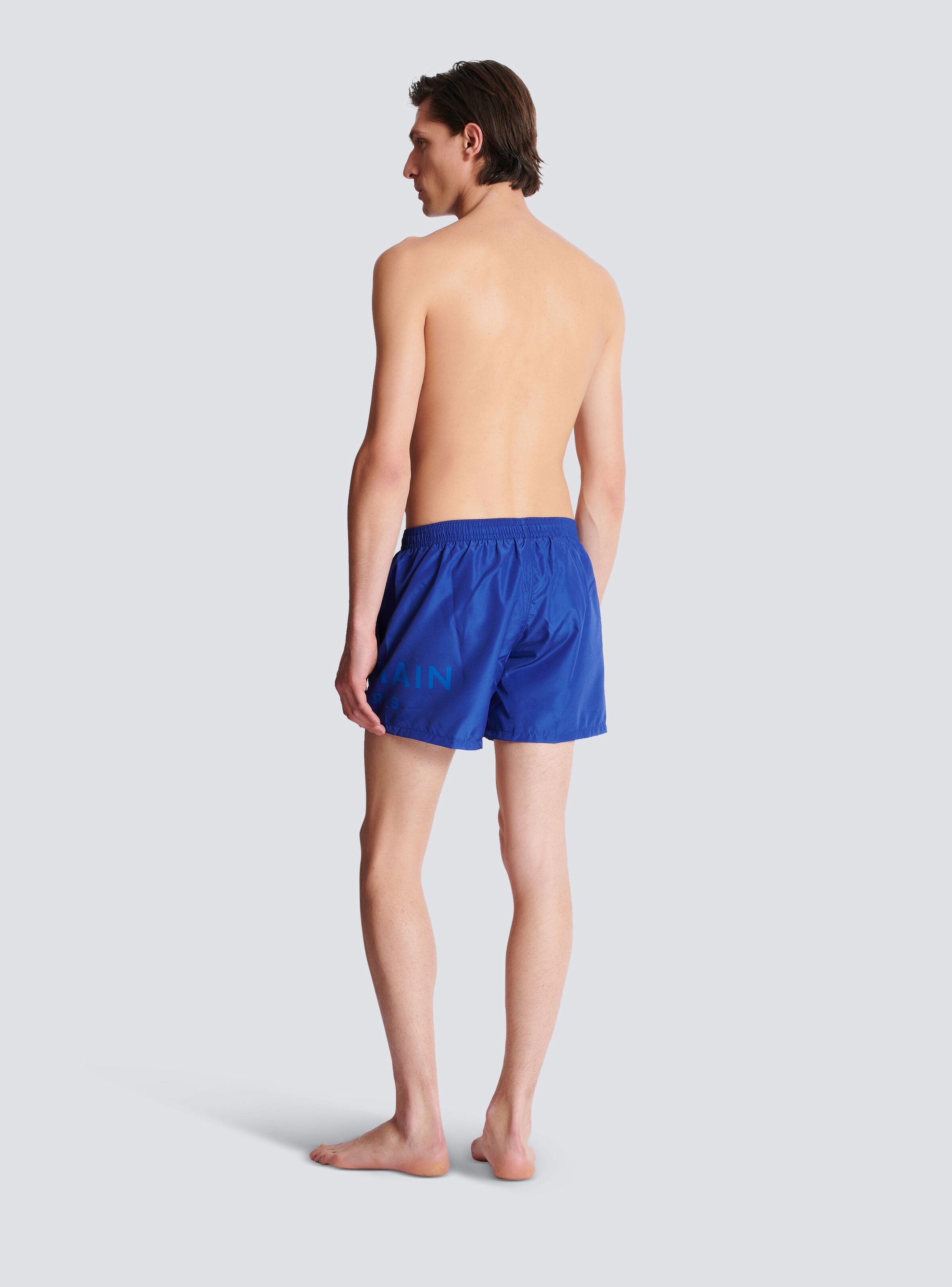 Printed Balmain Paris swim shorts - 4