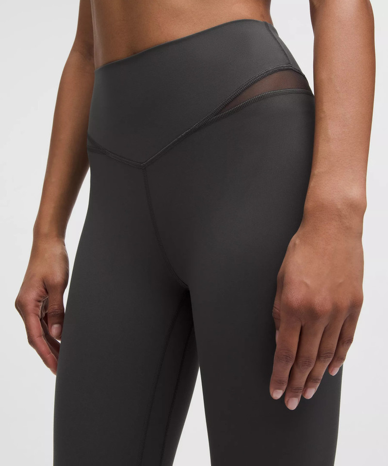 Mesh-Panelled Nulu High-Rise Yoga Crops 23" 4
