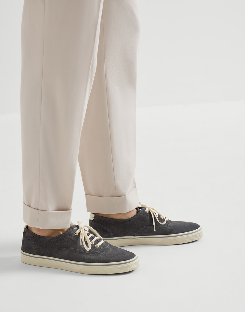 Reversed calfskin sneakers 5