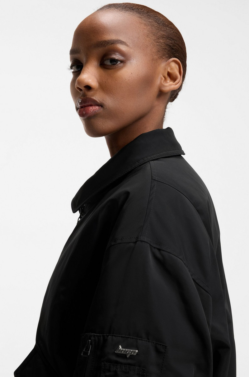 WATER-REPELLENT JACKET WITH ZIPPED SLEEVE POCKET 5