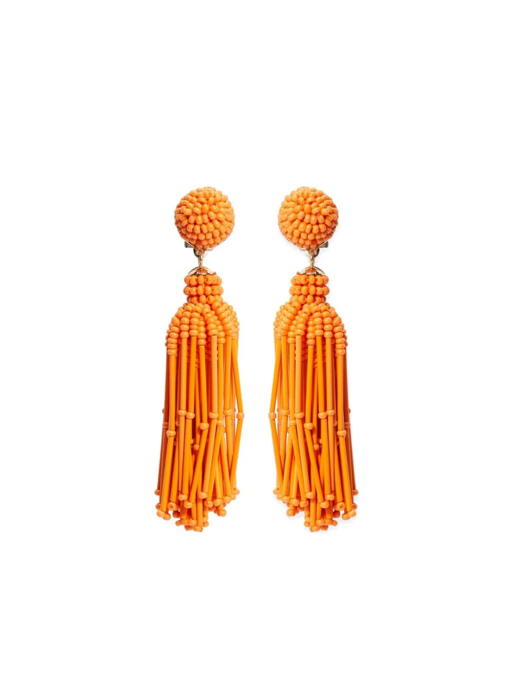 beaded tassel earrings - 1