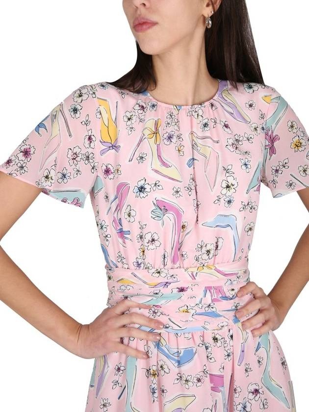 ワンピース BOUTIQUE MOSCHINO Woman Dress Pink 04361140 1223 Moschino Boutique Midi Dress 04361140 1223 PINK | balaan