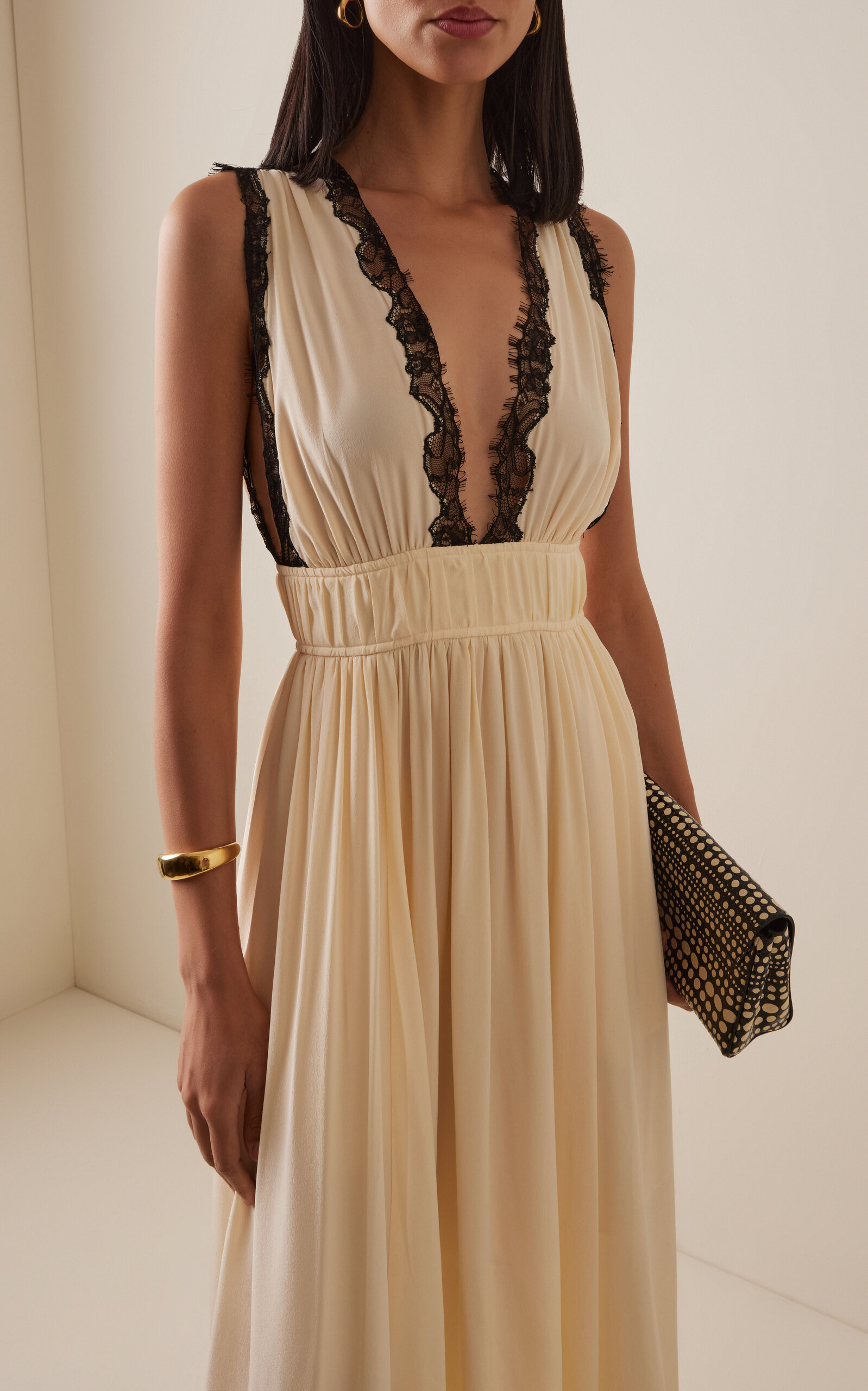 Marguerite Silk Dress ivory - 3