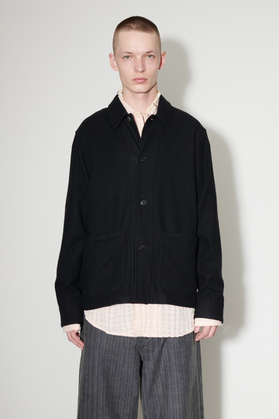 Our Legacy Archive Box Jacket Black Wool outlook