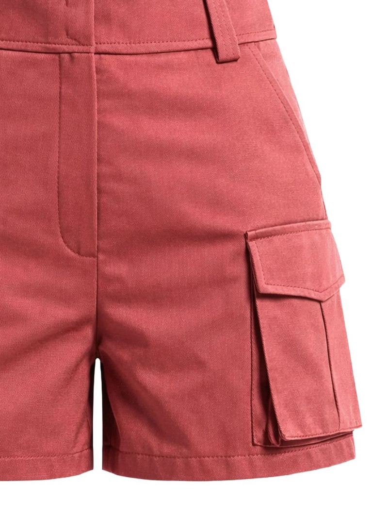 ELIE SAAB cargo gabardine shorts outlook