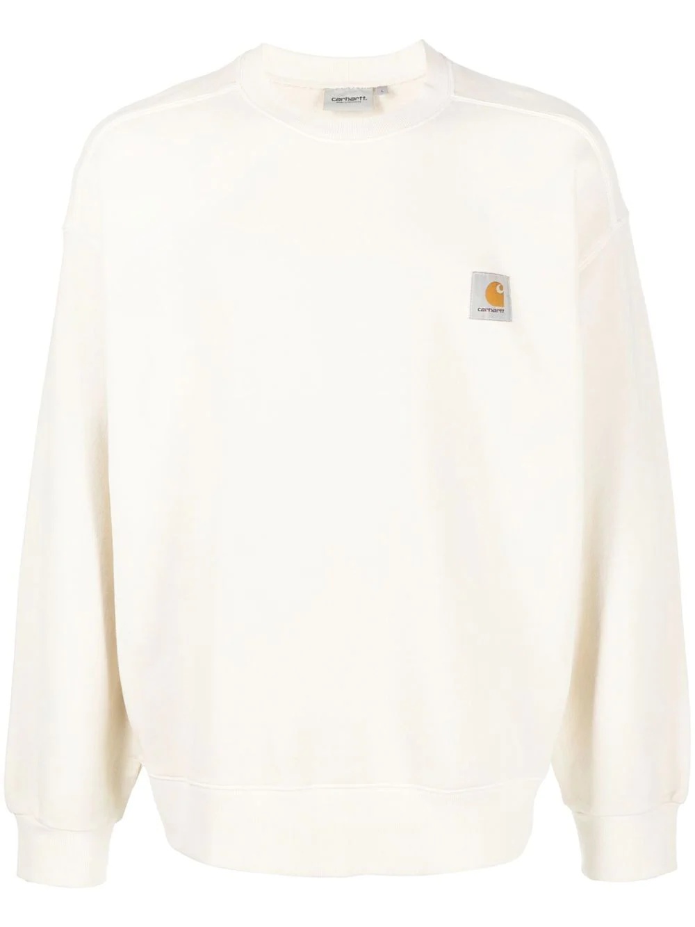 logo patch sweatshirt - 1