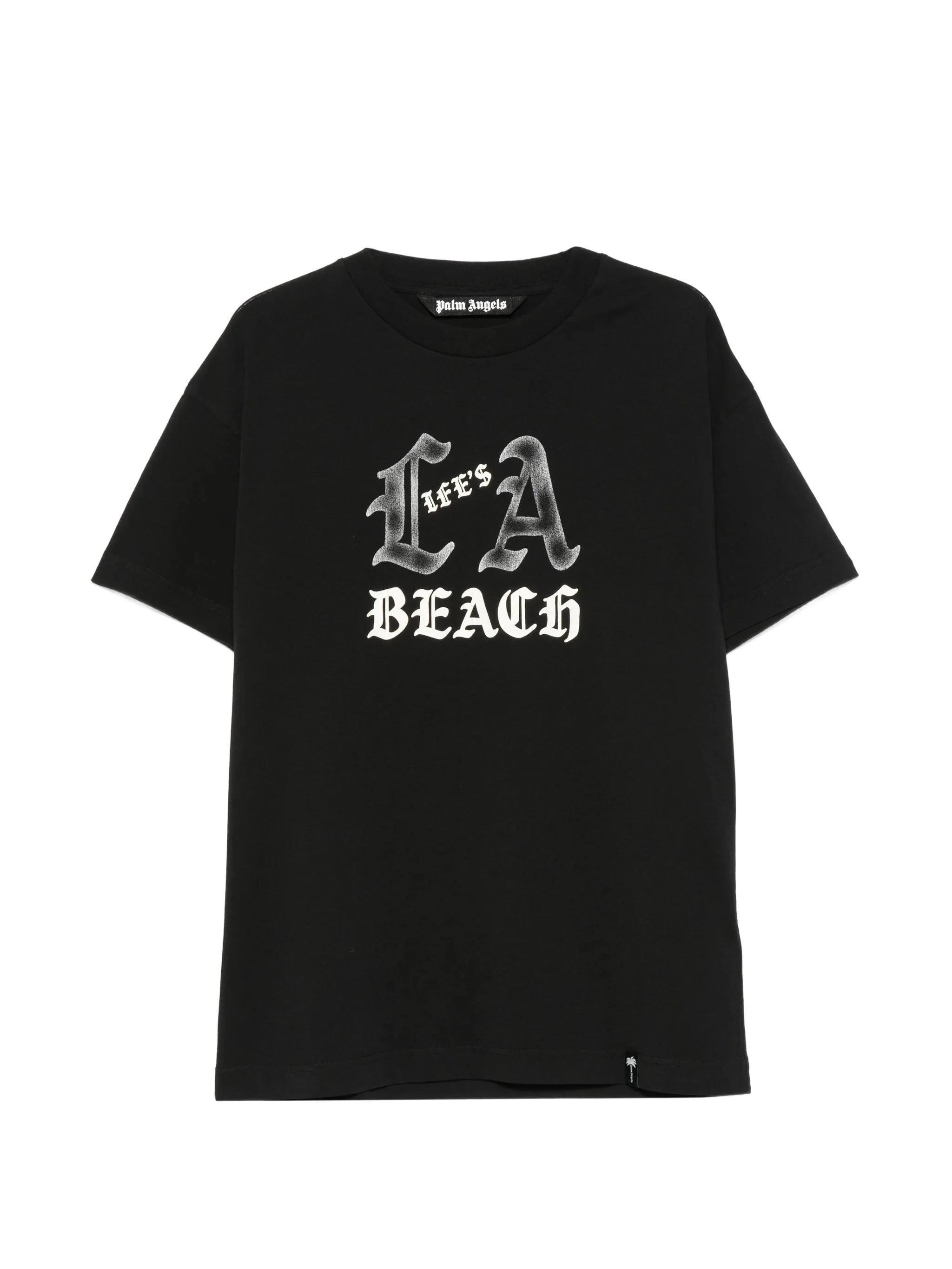 Palm Angels Slogan-print Cotton T-shirt - 1