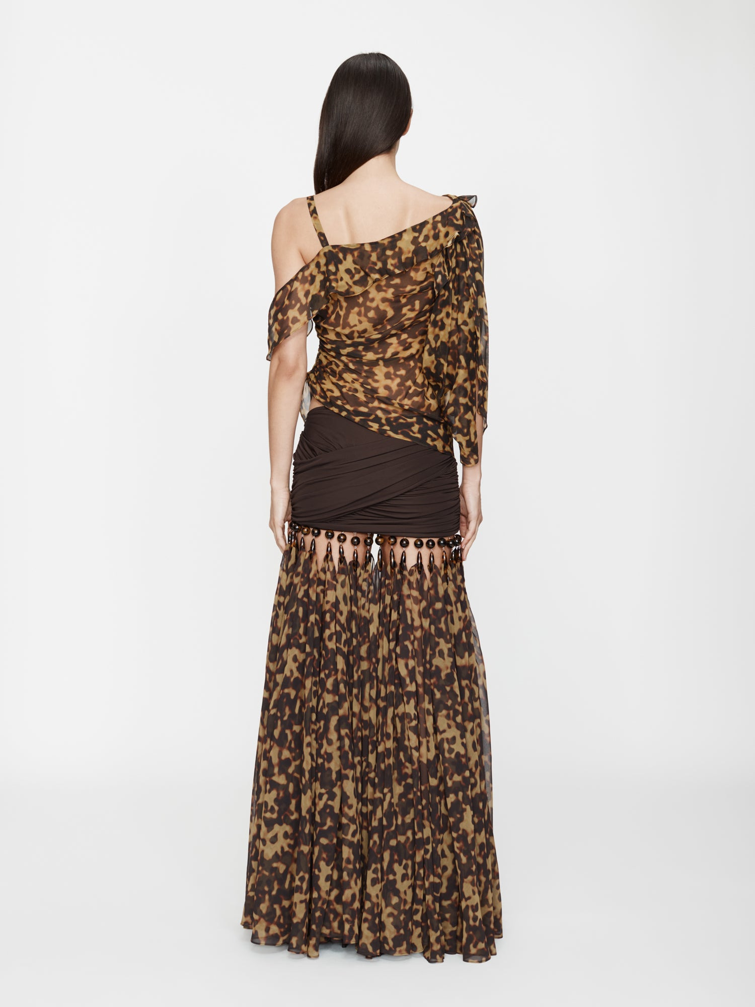 Tortoiseshell Droplet Jersey Skirt - 3