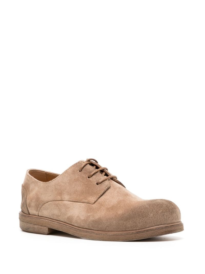 lace-up suede shoes - 3