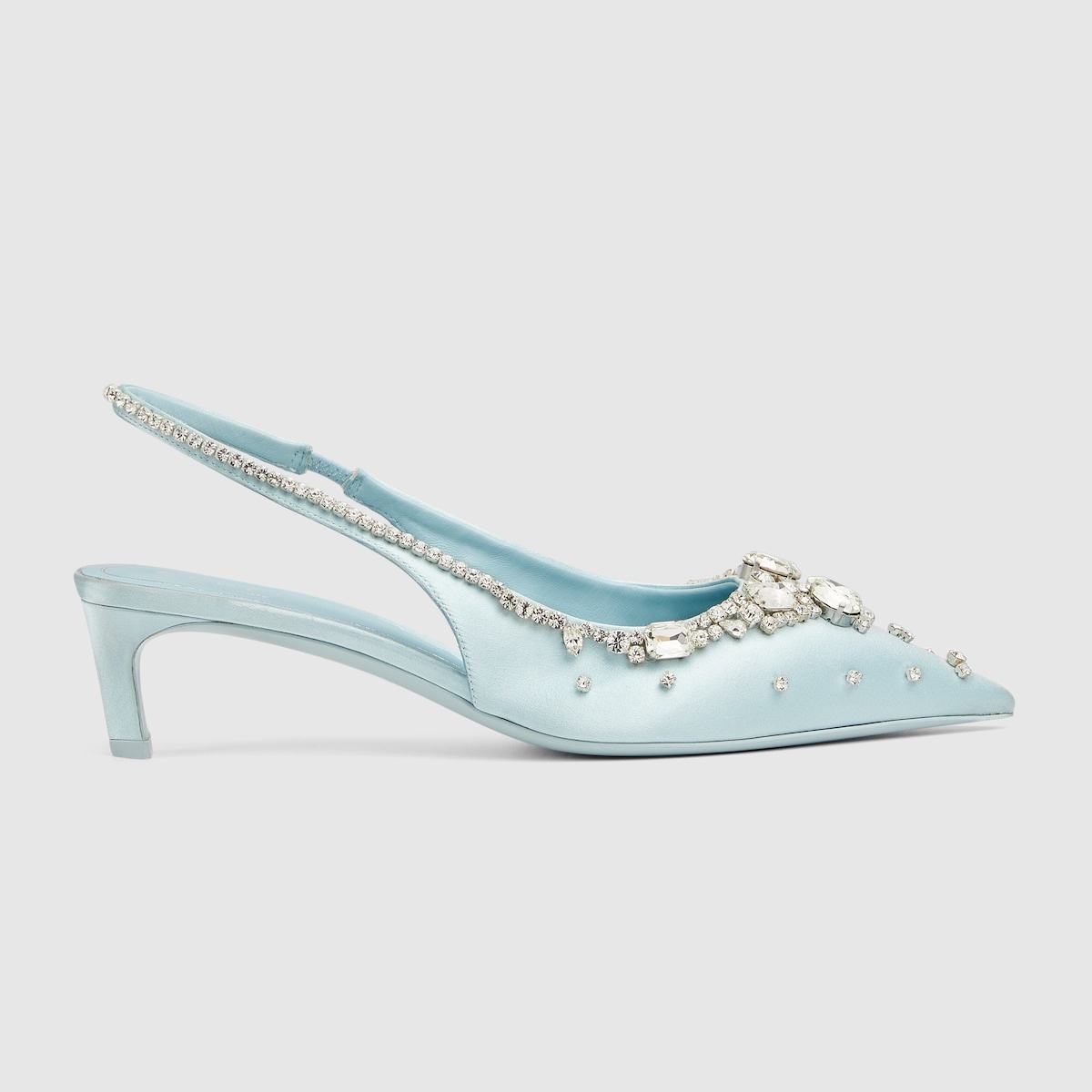 ジェムクリスタル　15P3オンス GUCCI Women's pump with crystals | REVERSIBLE