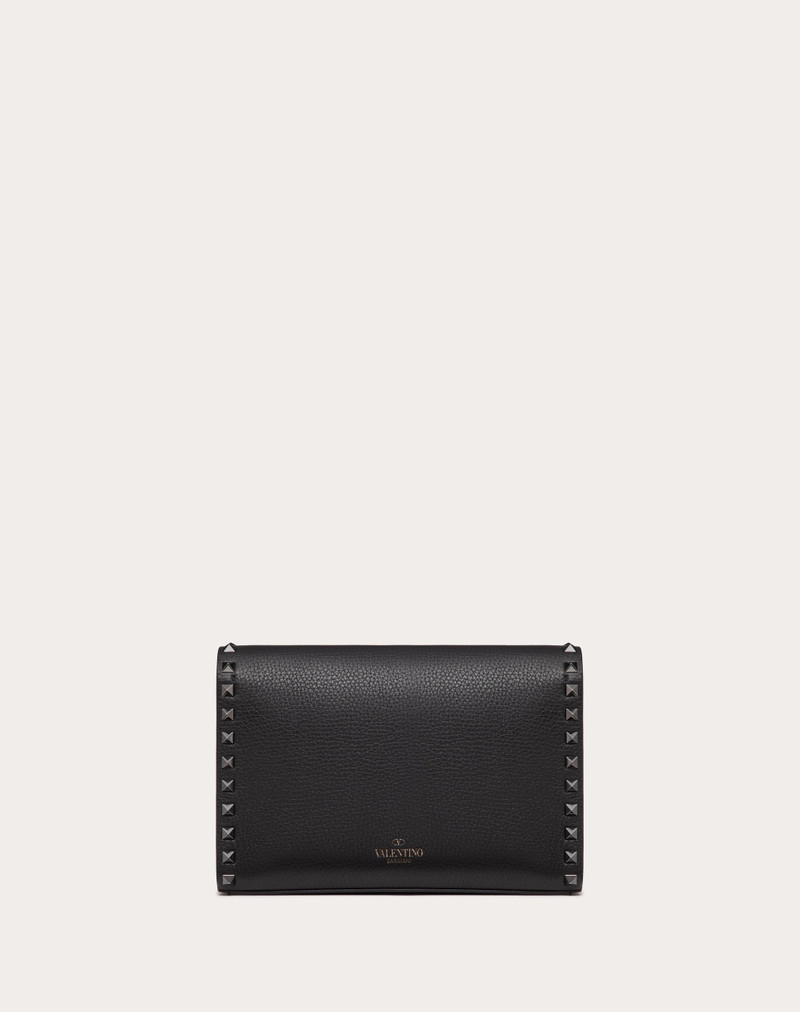 SMALL ROCKSTUD GRAINY CALFSKIN CROSSBODY BAG 3
