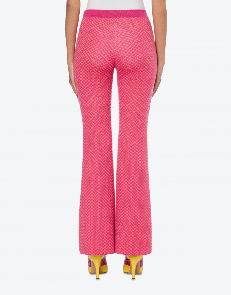 WOOL FLARE TROUSERS - 3